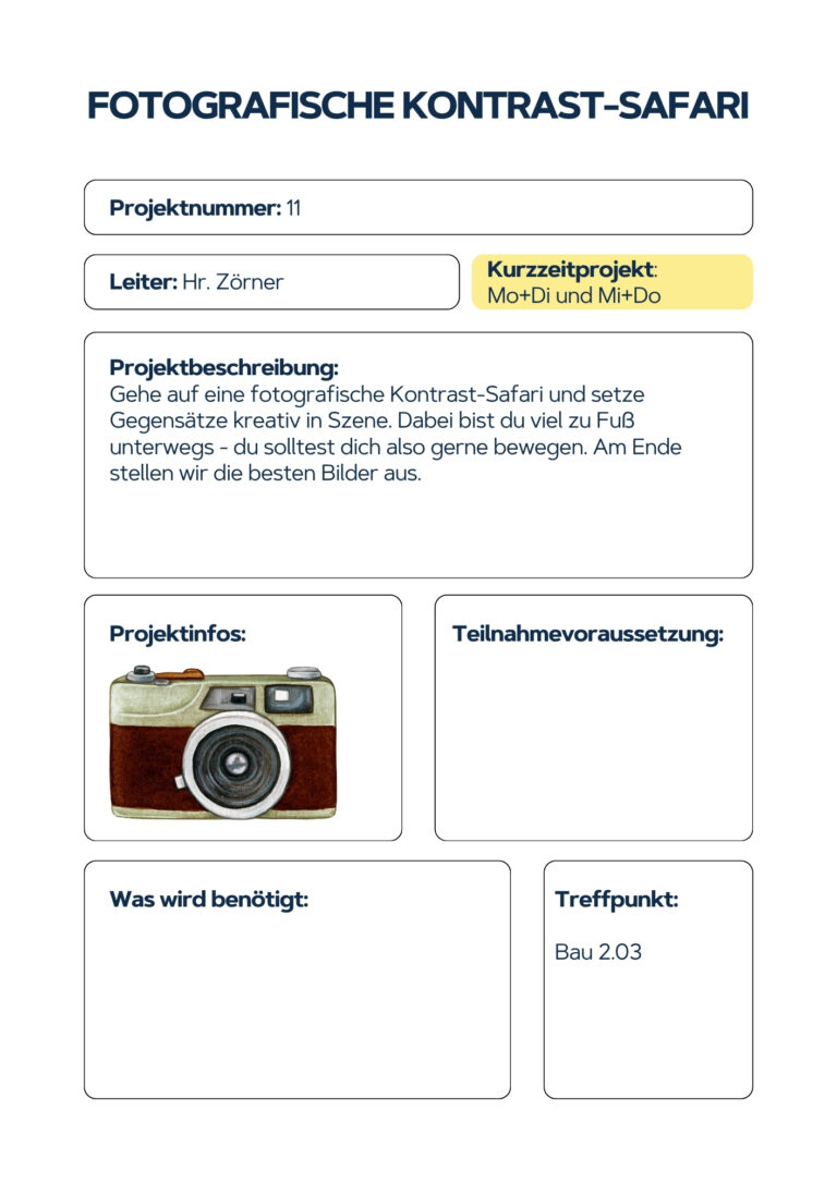 Fotografische Safari