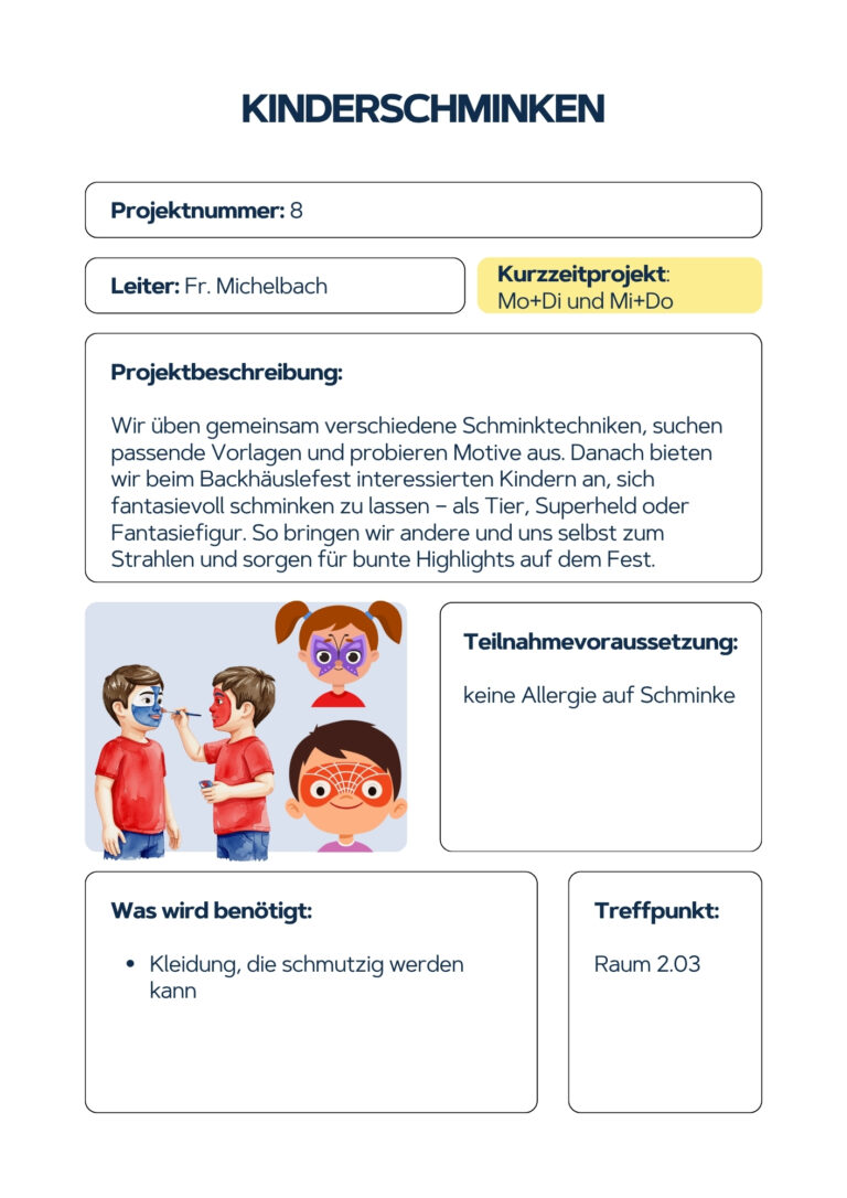 Kinderschminken